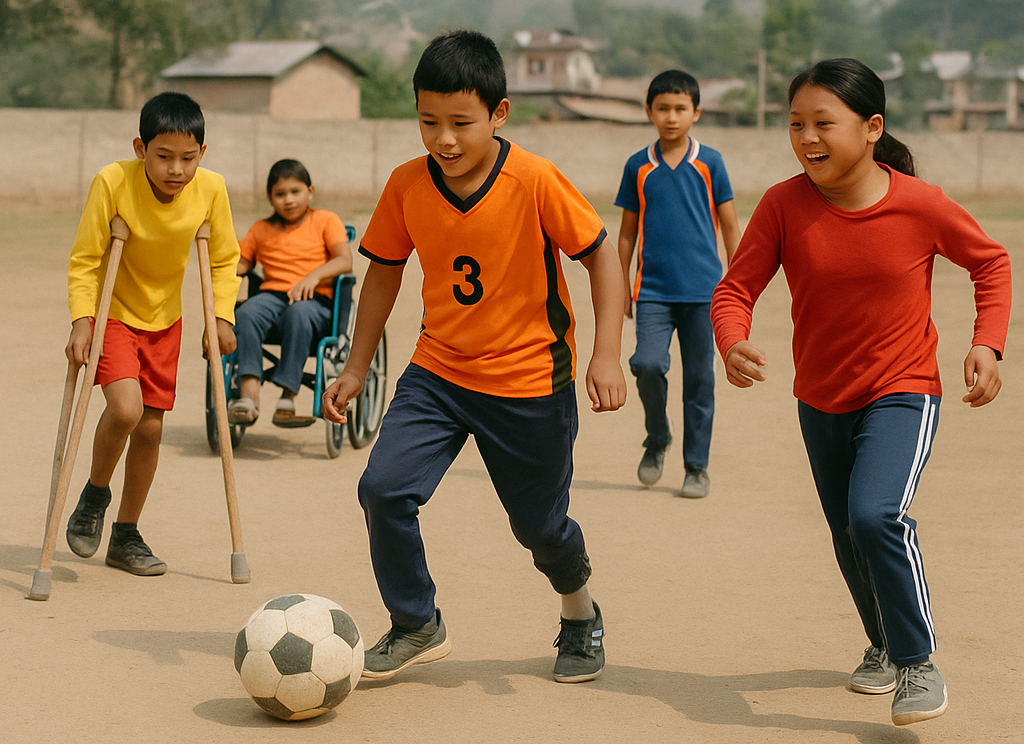 Empowering Children with Disabilities through Sports in Nepal